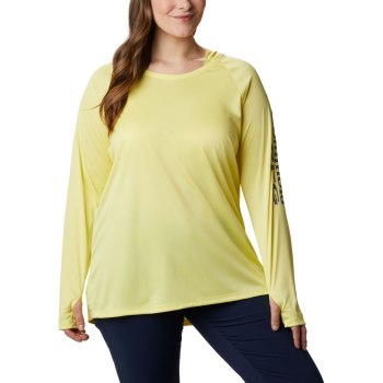 Dámské Mikiny Columbia PFG Tidal Plus Size Oranžové Šedé OASHGR068